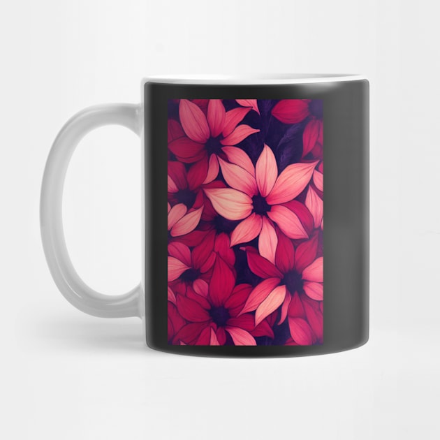 Beautiful Stylized Red Flowers, for all those who love nature #163 by Endless-Designs